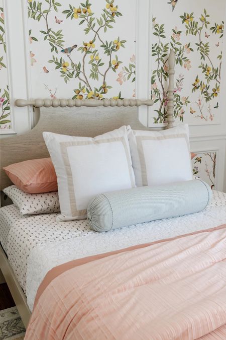 Vintage decor
Little girl’s room 
Girls bedding 
Wallpaper
Floral patterns
Pastel colors
Vintage wallpaper

#LTKfamily #LTKkids #LTKhome