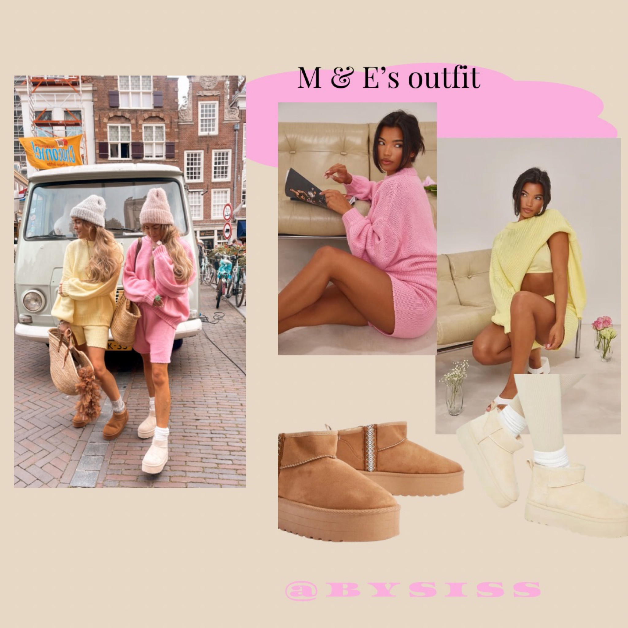 Shop our cute knitted twin sets #plt, #comfywear #uggdupe #winterboots #christmasstyle
.
Wearing size medium 👯‍♀️
bySiss Twingirls, style ideas, pretty little thing