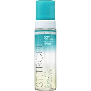 St Tropez Self Tan Purity Bronzing Water Mousse, 100% Clean, Vegan Friendly Self Tanner, Lightweight | Amazon (US)