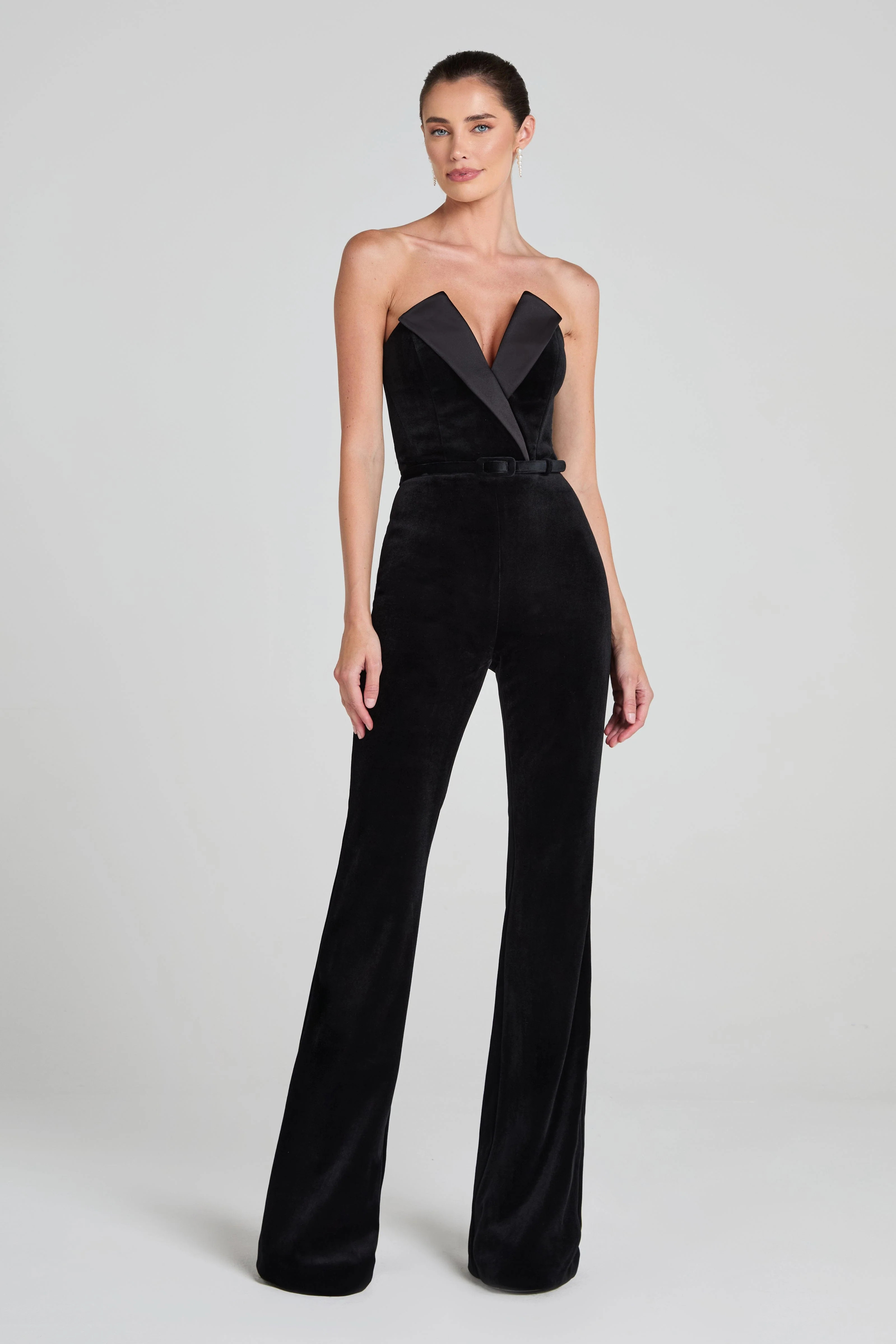 Vivianne Black Jumpsuit | Nadine Merabi