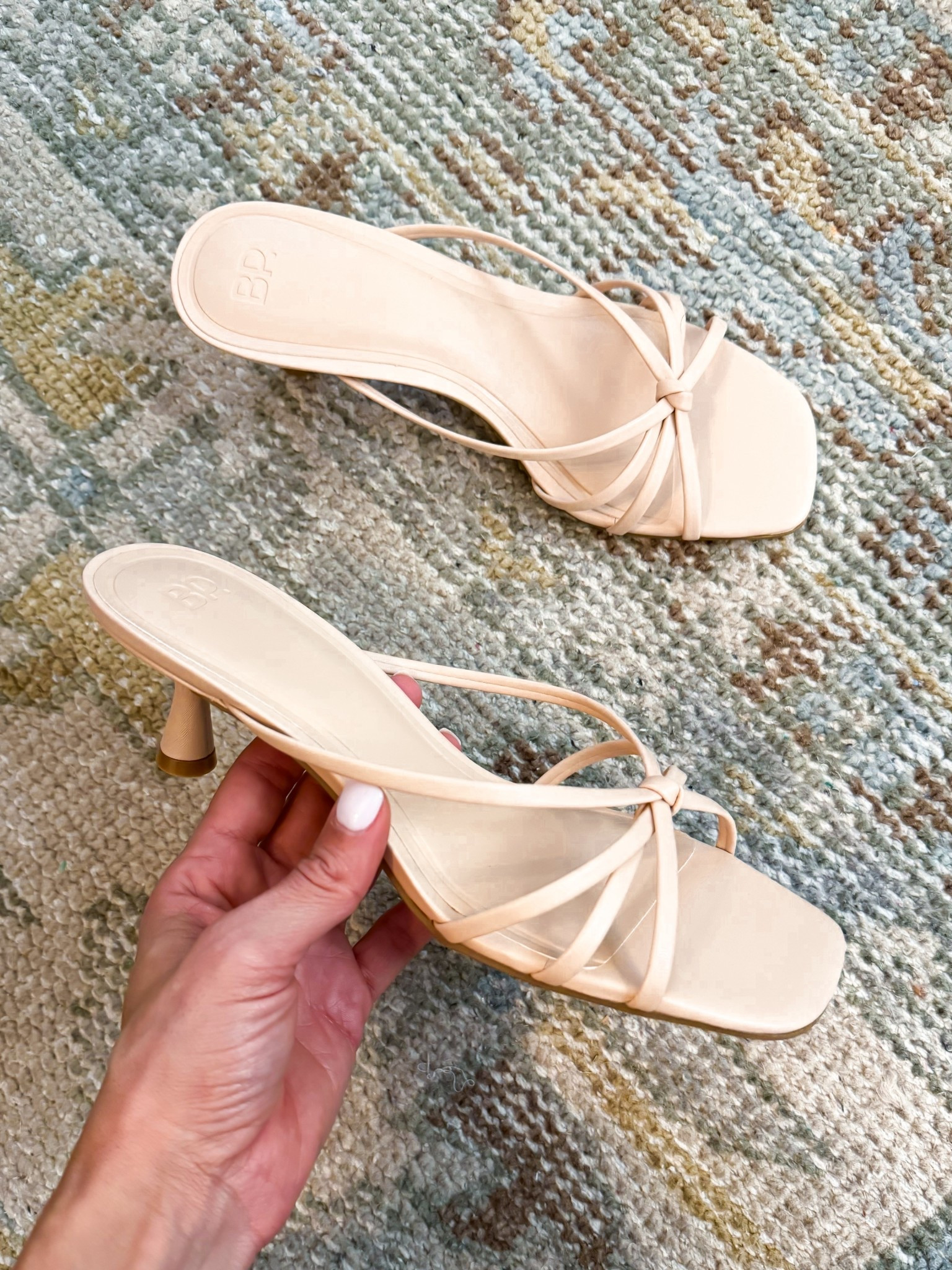 The prettiest strappy + neutral kitten heel! I went up half a size in these. Spring shoes. Wedding guest. Spring outfits. Resort wear. Vacation outfits.

#LTKootd #LTKTravel #LTKWedding