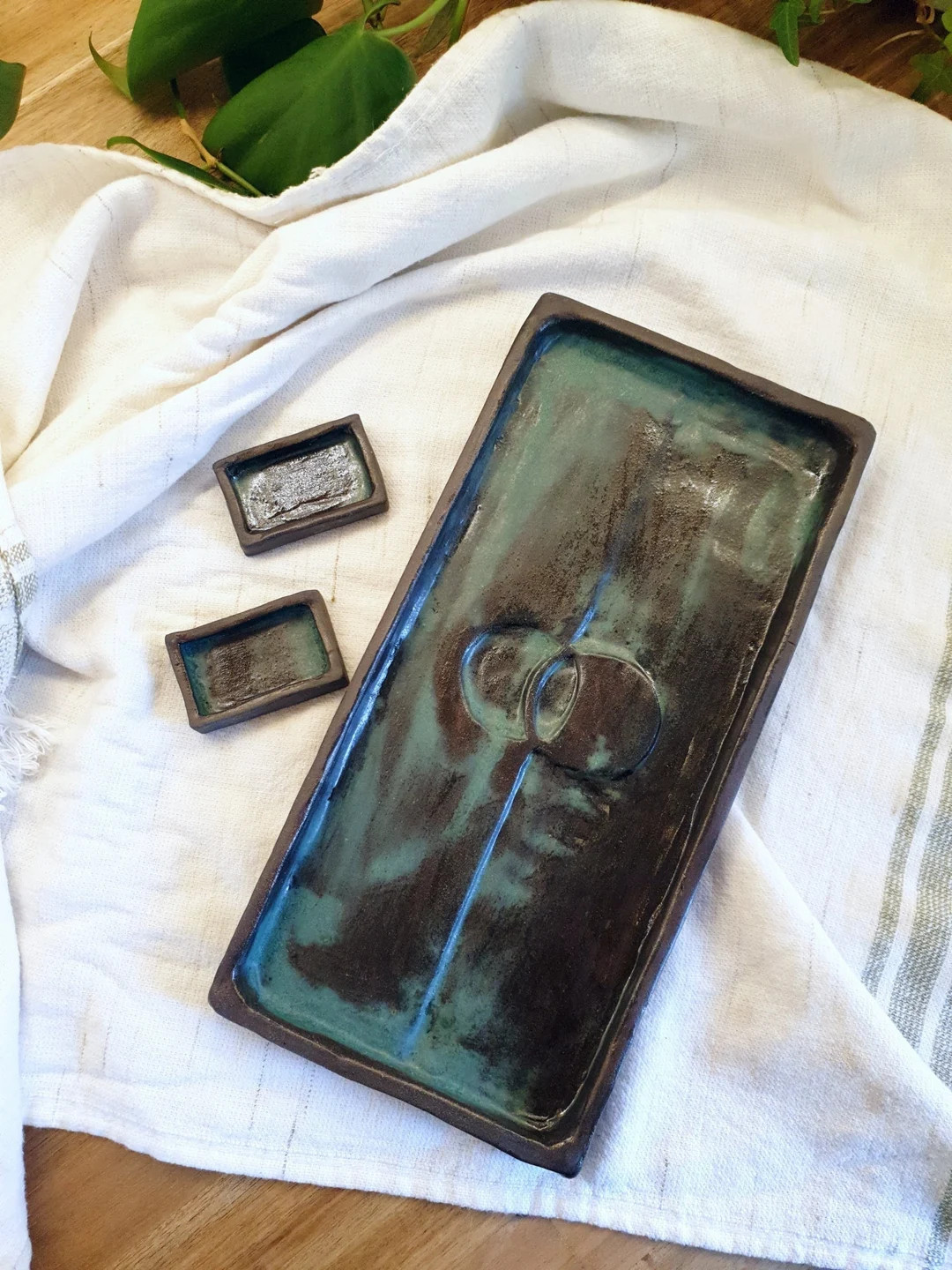 Large Sushi Set, Rectangle Plates, Black Sushi Plate, Minimalistic, Ceramic Sushi Plates, Sushi P... | Etsy (US)