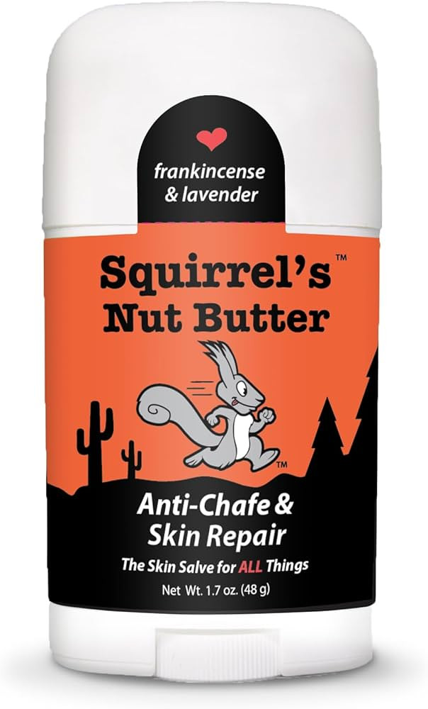Squirrel's Nut Butter Anti Chafe Stick w/Frankincense & Lavender | All Natural Chafe Prevention &... | Amazon (US)