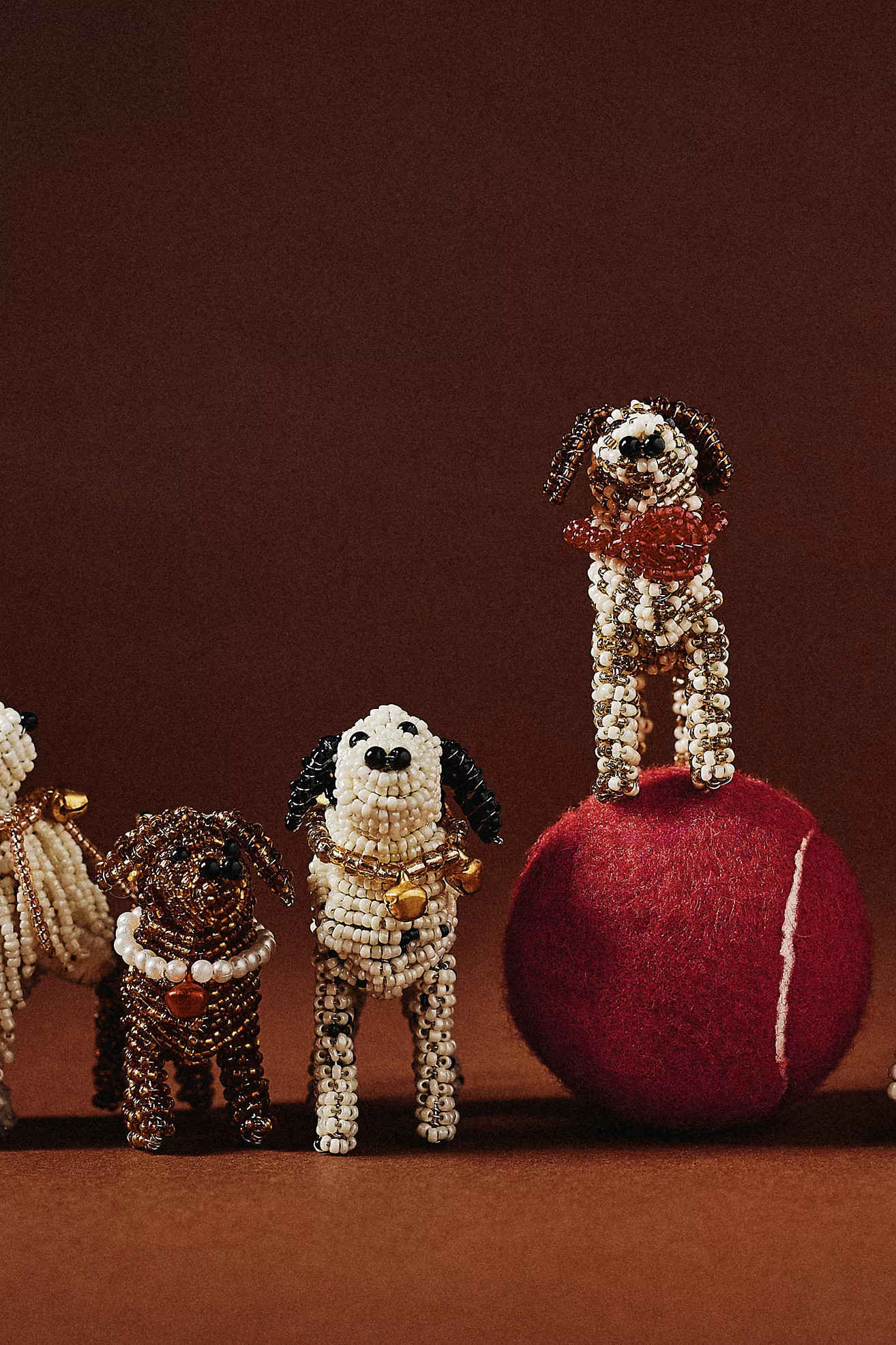 Beaded Dog Ornament | Anthropologie (US)
