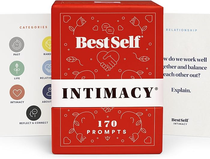BestSelf Intimacy Deck – 170 Conversation Cards for Couples, Fun and Romantic Card Game for Dee... | Amazon (US)
