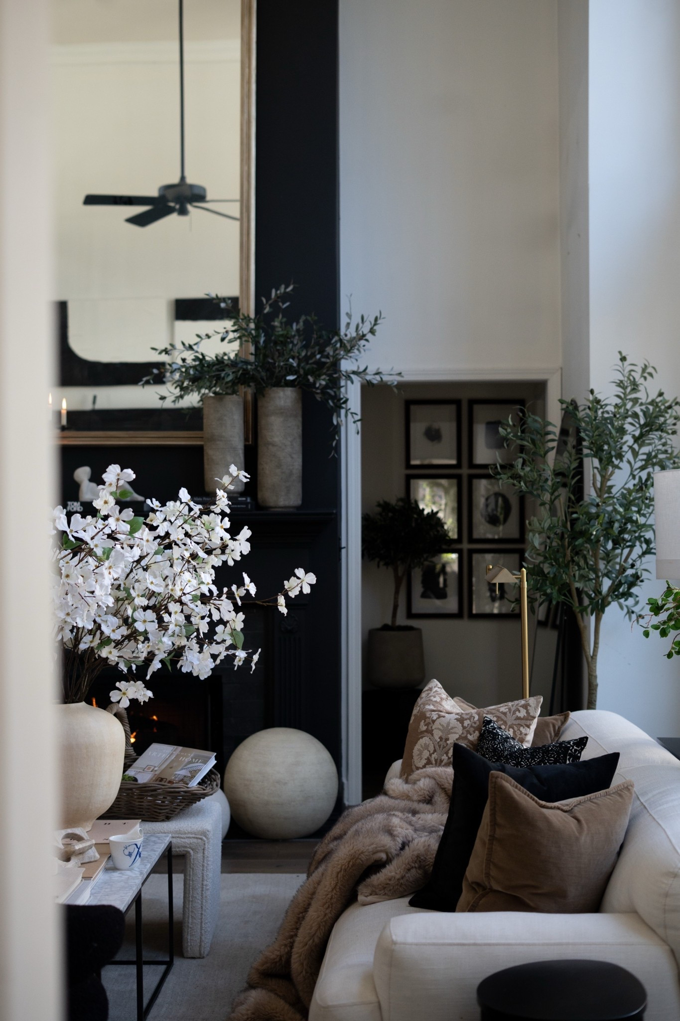 You guys !!! This view into the living room is everything!! I rushed to buy these faux dogwoods because they are stunning in person. The scale and realism are unreal. They instantly reminded me of spring mornings growing up with a blooming dogwood outside my window. Flowers truly have a way of changing a whole mood!! XxV 


#LTKSaleAlert #LTKHome #LTKSeasonal