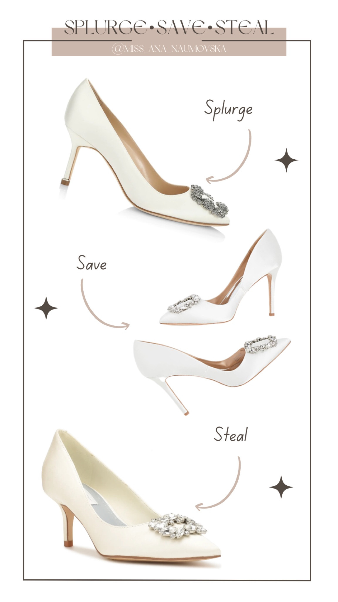 Splurge • Save • Steal: Ivory pump addition 🤍 Add these pumps to your upcoming spring wardrobe for a sleek and classic look  

#LTKshoecrush #LTKstyletip #LTKFind
