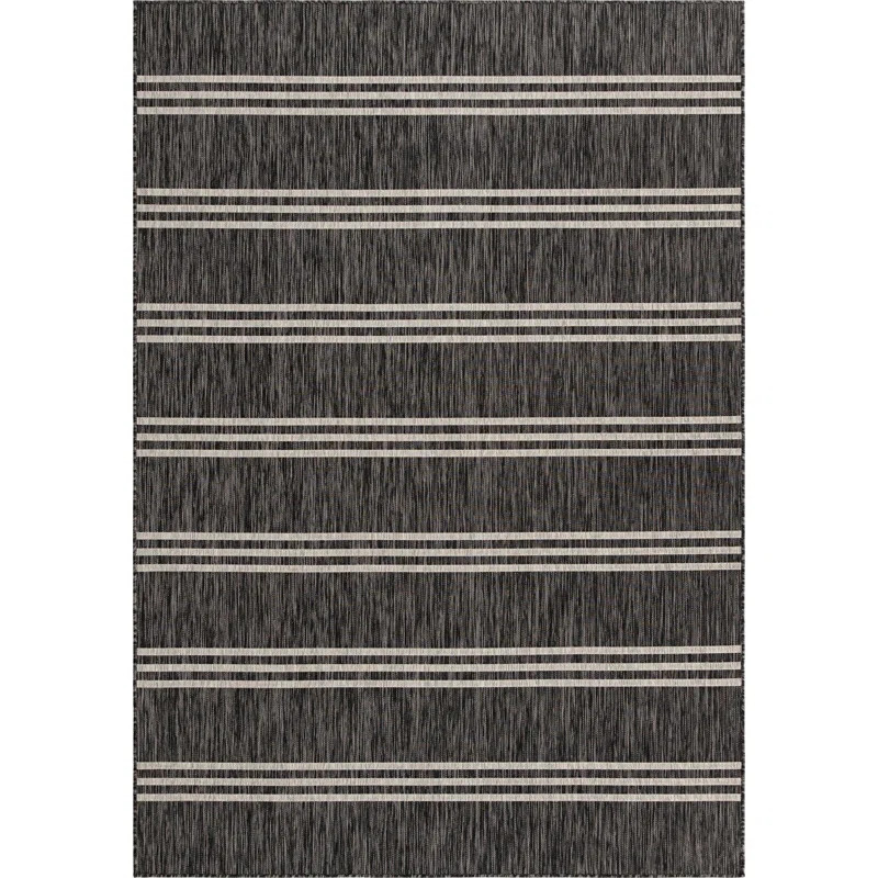 Charcoal Indoor/Outdoor Rug | Wayfair North America