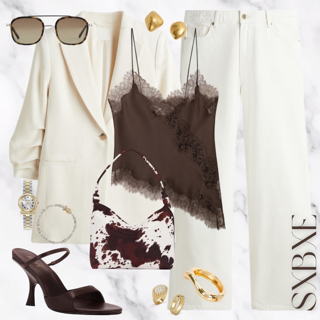 Lace top! 😍 Style with blazer, wide leg jeans & heels. 

#LTKautumn #LTKdatenight #LTKstyletip