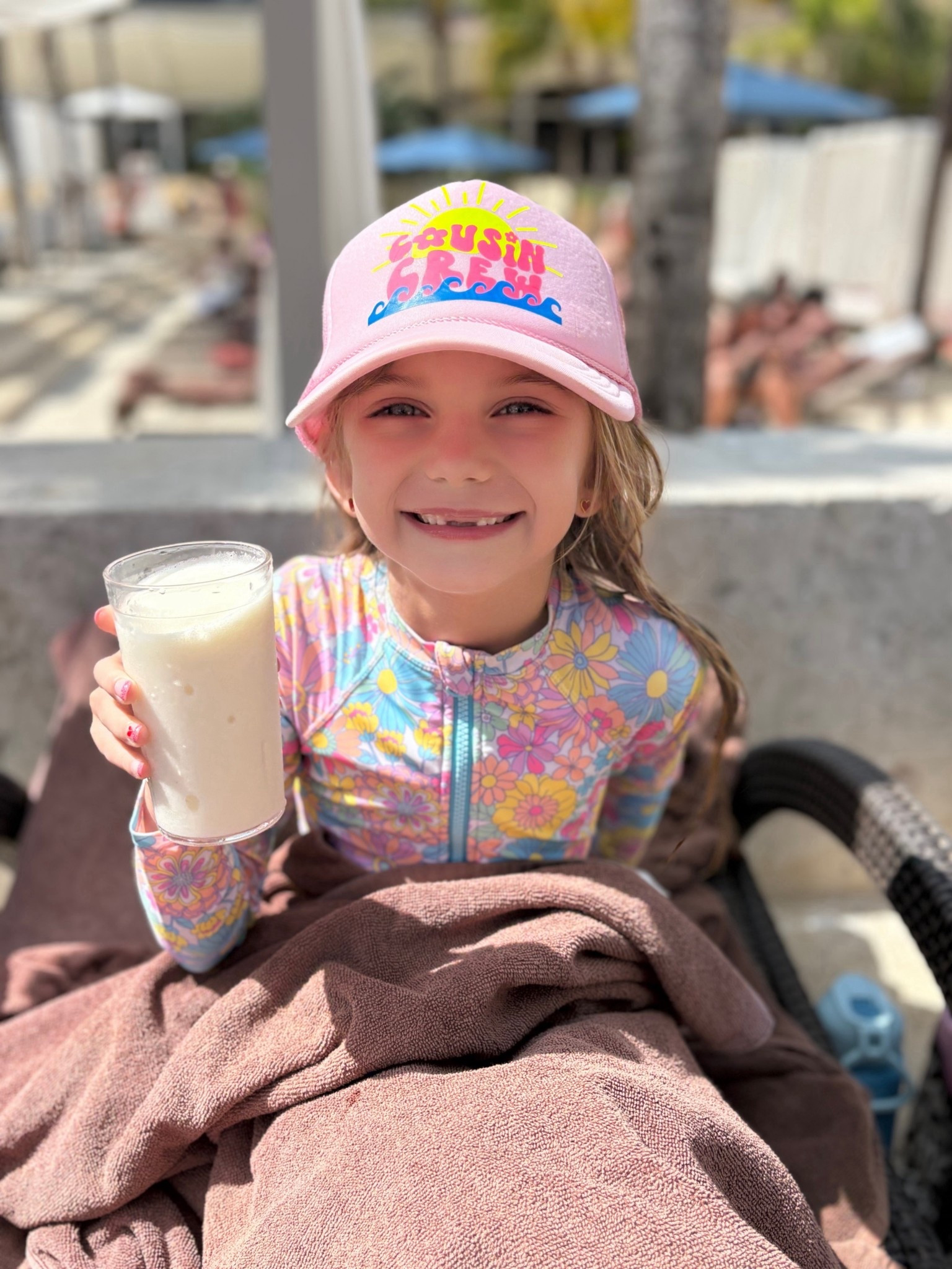 Sunshine, sandy toes, and something sweet in her hand ☀️🌴

#LTKTravel #LTKKids #LTKmomlife
