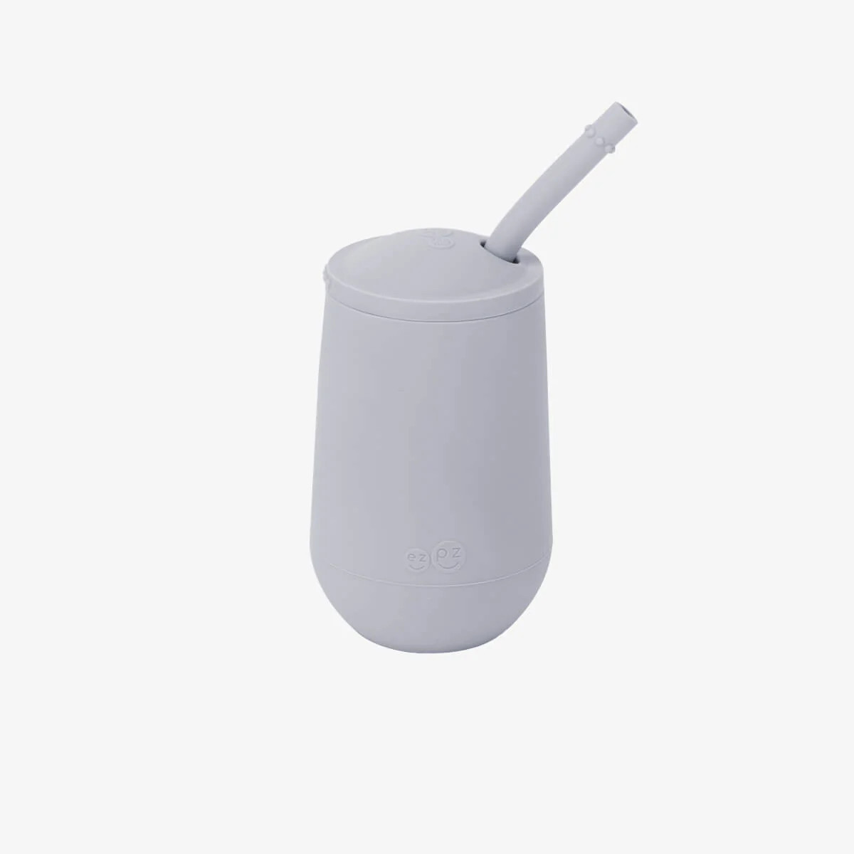 Happy Cup + Straw System by ezpz Pewter | Casual Chic Boutique