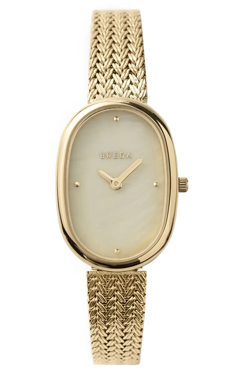 BREDA Jane Mesh Strap Watch, 23mm | Nordstrom | Nordstrom