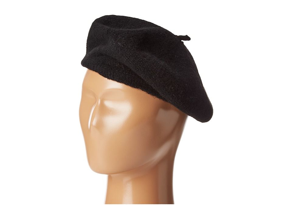 Hat Attack - Wool Beret (Black) Berets | Zappos