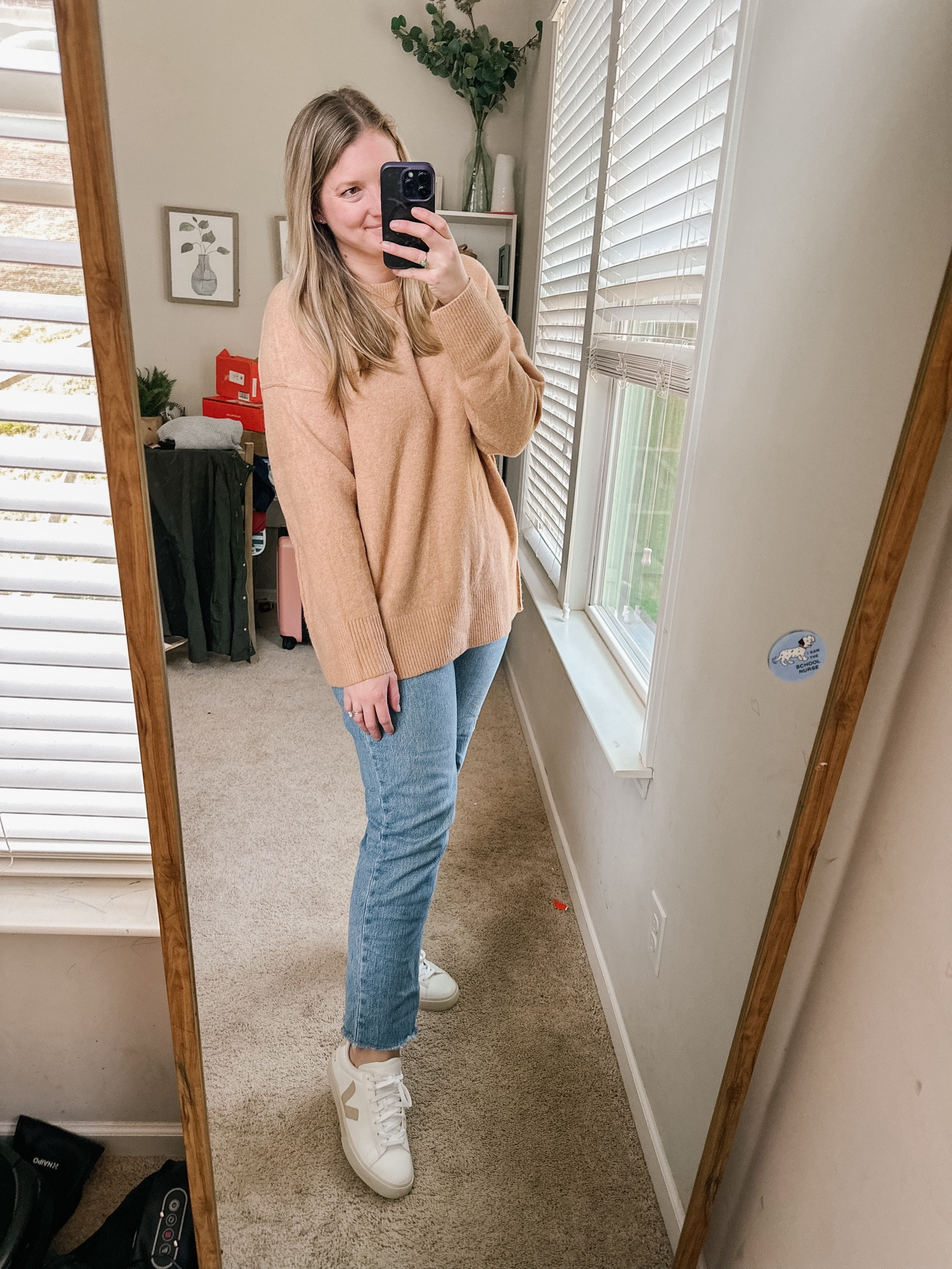 Aerie camel sweater. Abercrombie jeans. Vegas  

#LTKshoecrush #LTKSeasonal #LTKfindsunder100