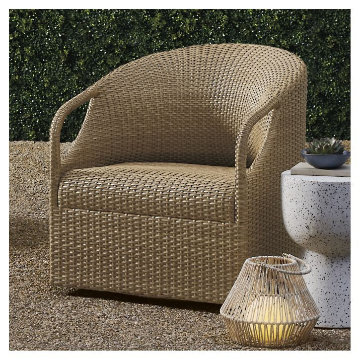 Hyde Park Swivel Chair | Grandin Road | Grandin Road