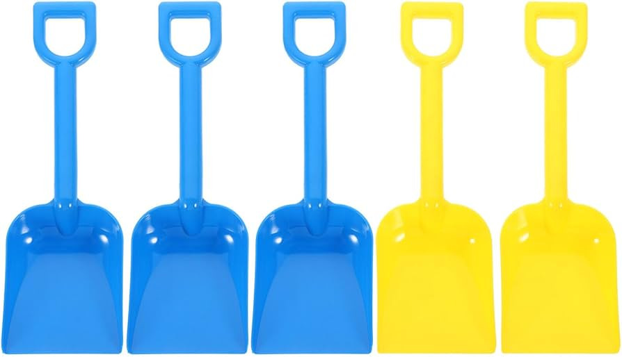 Sand Shovel for Kids Bulk,5Pcs Plastic Digging Shovels Kids Beach Spade Plastic Sand Scoops Plast... | Amazon (US)