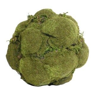 Artificial Decorative Moss Ball Faux Botanicals, Set Of 3 - M (M) | Bed Bath & Beyond