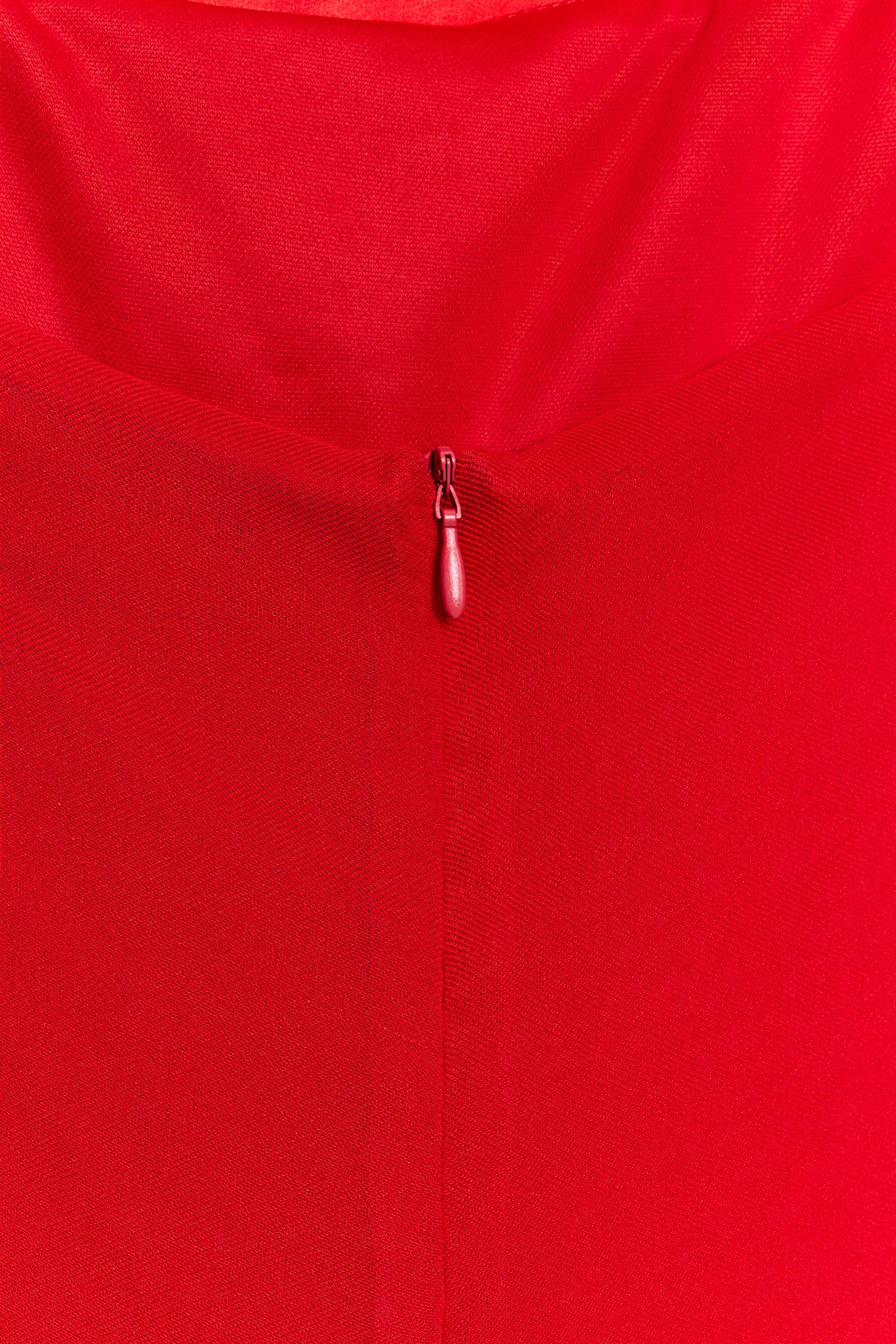 COMBINATION HALTER VOLUME DRESS | Zara US