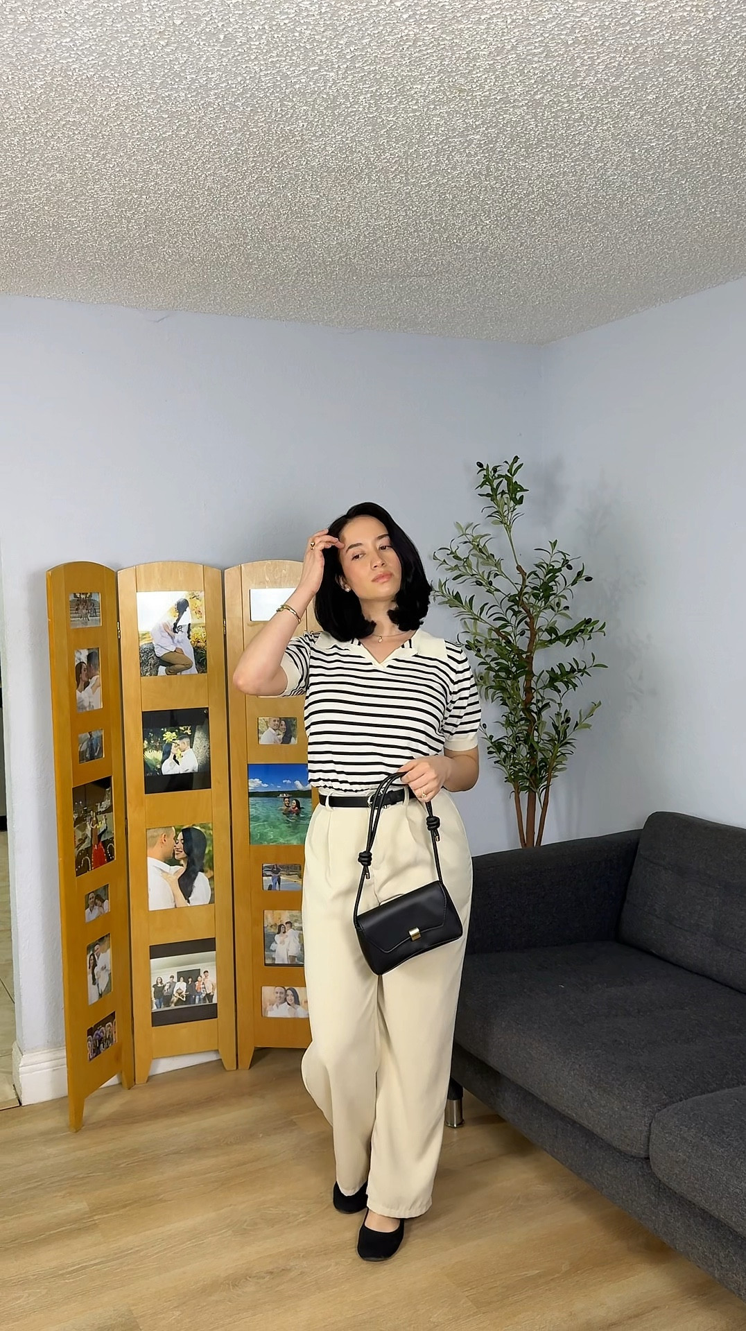 Old money outfit with tailored pants and striped knit top  

#LTKFindsUnder50 #LTKMostLoved #LTKStyleTip