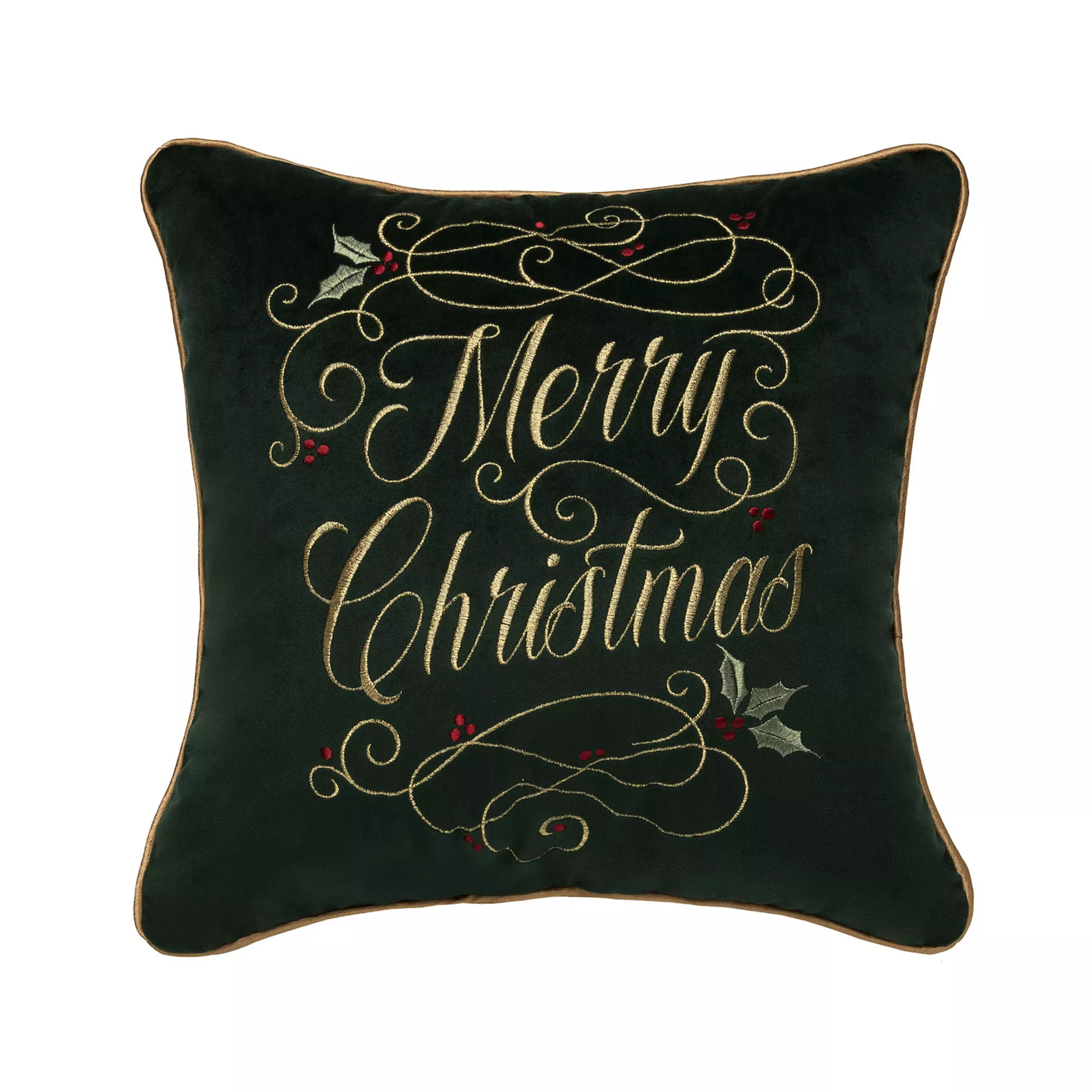 C&F Home Merry Christmas Swirl Throw Pillow | Kohl's