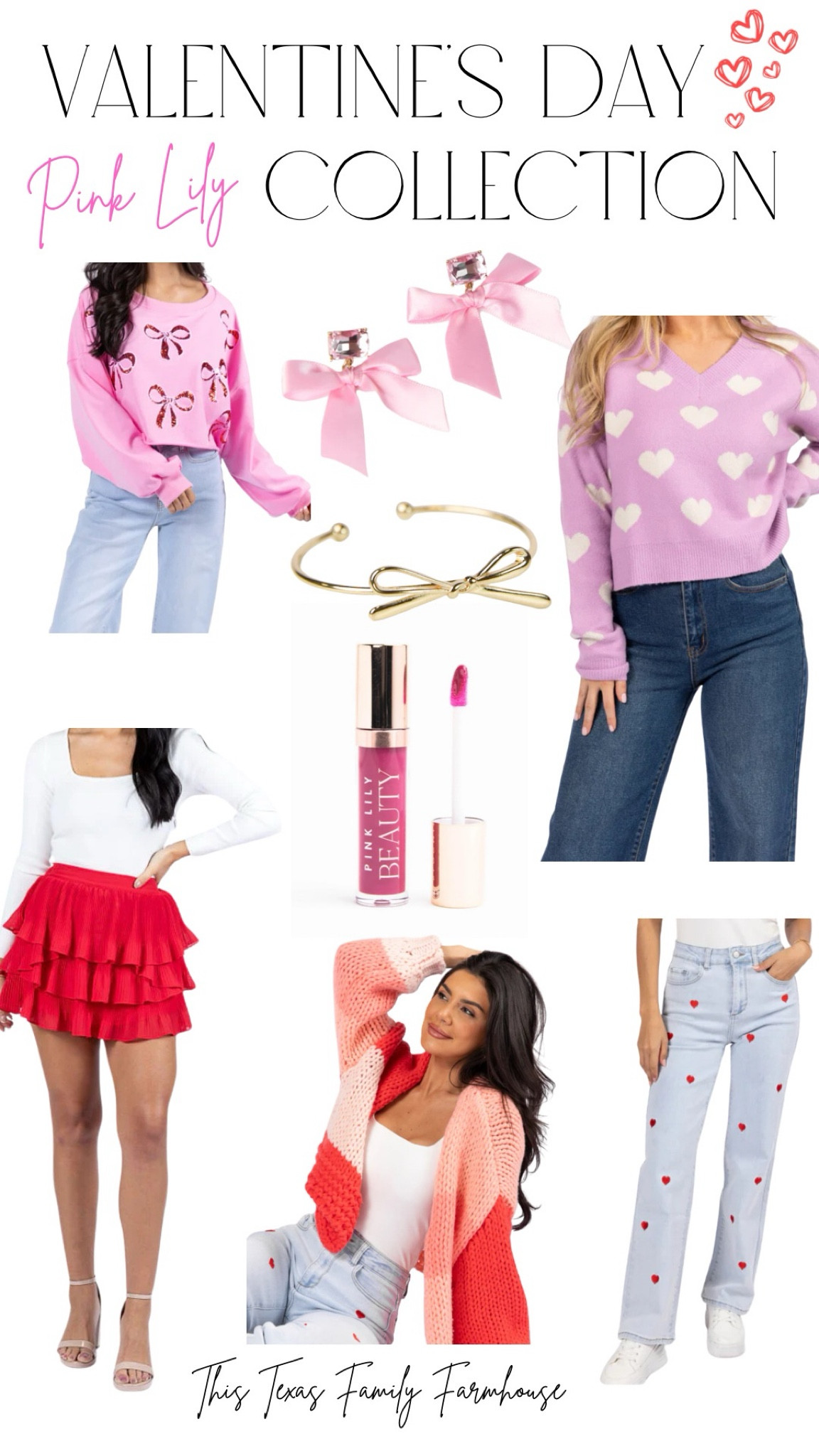 Pink Lily Valentine’s Day Collection Drop is so cute!! Linking all my favorites below!! 🩷⬇️


Valentine’s Day style | heart tops | pink tops | red tops | best sellers | outfit Inspo 

#LTKMidsize #LTKStyleTip #LTKSeasonal