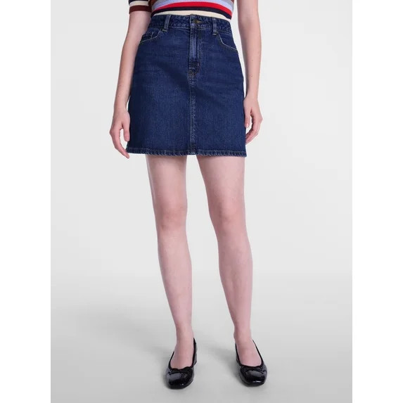 Scenario Women's Denim Mini Skirt, Sizes 0-20 | Walmart (US)