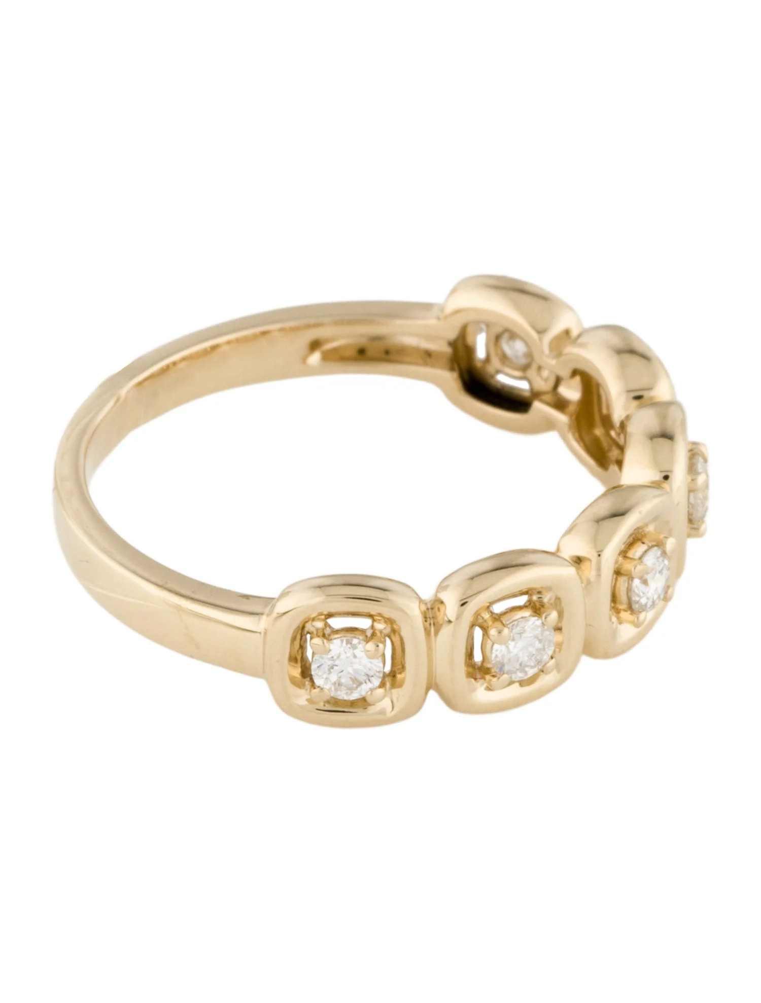 Ring 14K Diamond Band - Band, Rings - RRING343216 | The RealReal | The RealReal