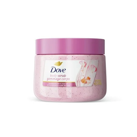 Dove Exfoliating Body Scrub for Women Himalayan Salt & Rose Oil, 15 oz | Walmart (US)