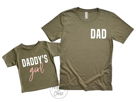 Father Daughter Matching Shirts Fathers Day Gift From | Etsy | Etsy (US)