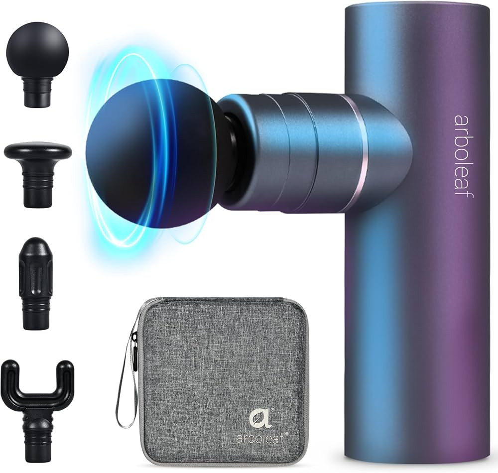 arboleaf Mini Muscle Massager, Deep Tissues Massage Gun with Case, Portable Handheld Massager Sui... | Amazon (US)
