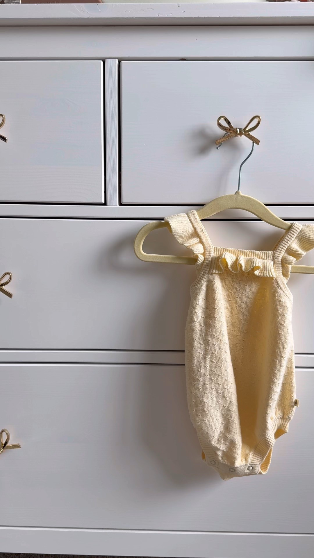 The sweetest yellow knit onesie for baby 💗

#LTKBaby