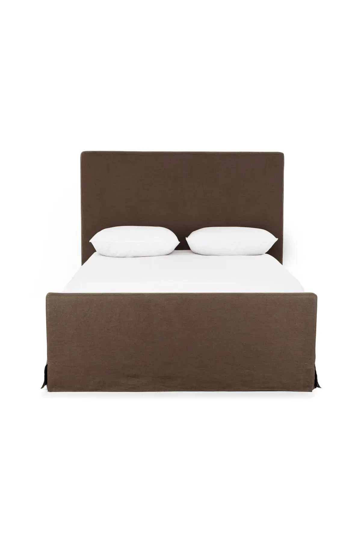 Daphne Slipcover Bed - Brussels Coffee | THELIFESTYLEDCO