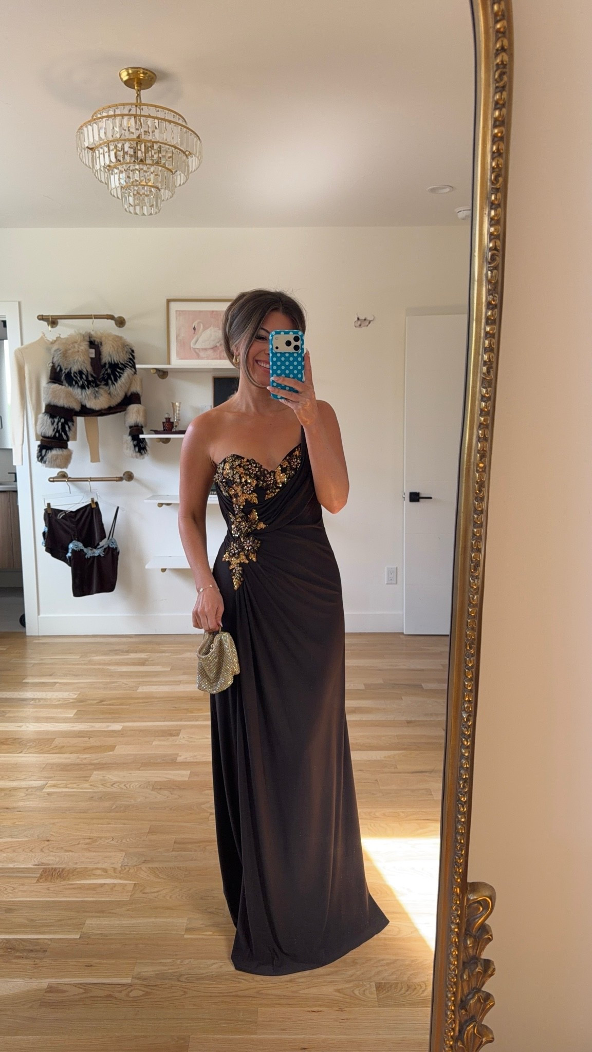 brown one-shoulder gown with a sweetheart neckline and gold beaded floral embellishments across the bodice and hip wedding guest dress for fall and winter 🍂 

mac duggal: emerson10
electric picks: emerson20

I'm 5'4 wearing my usual size small/2

Fall wedding guest dresses, wedding guest dresses, cocktail dresses, semi-formal dresses, black tie wedding guest dresses, destination wedding guest dresses, garden party dresses, wedding guest outfit ideas