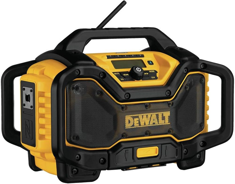 DEWALT 20V MAX Bluetooth Radio, 100 ft Range, Portable for Jobsites (DCR025) | Amazon (US)