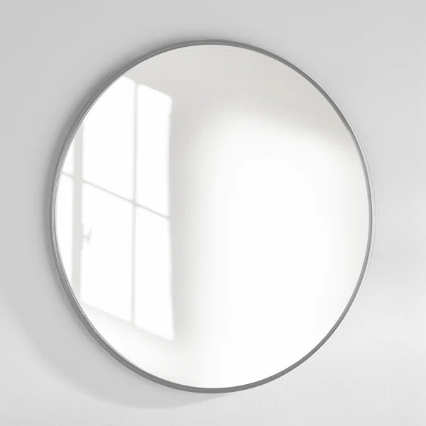 Sabine Metal Round Wall Mirror | Wayfair North America