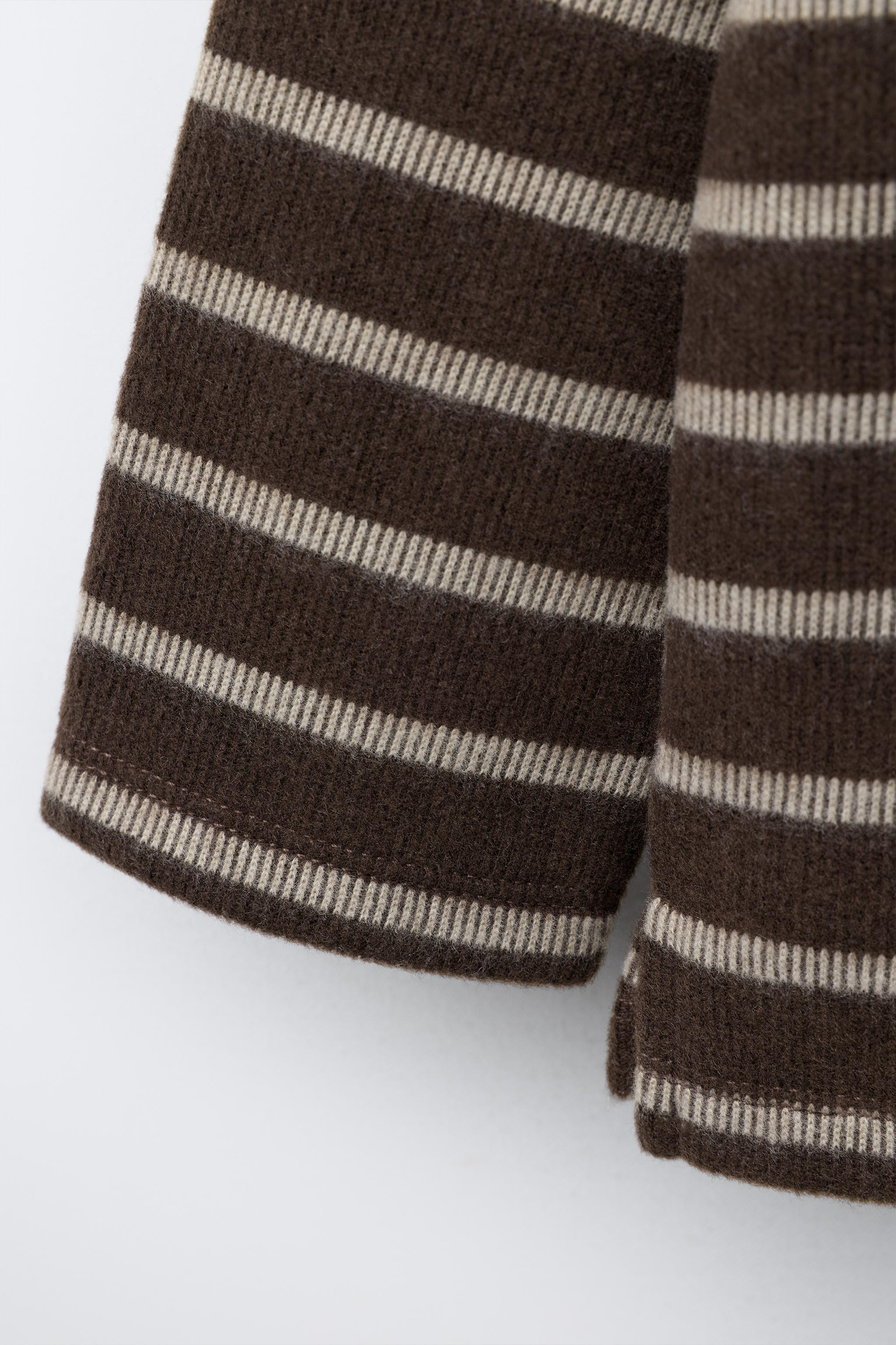 SOFT-TOUCH STRIPED T-SHIRT WITH TERRY BUNNY PATCH | Zara UK