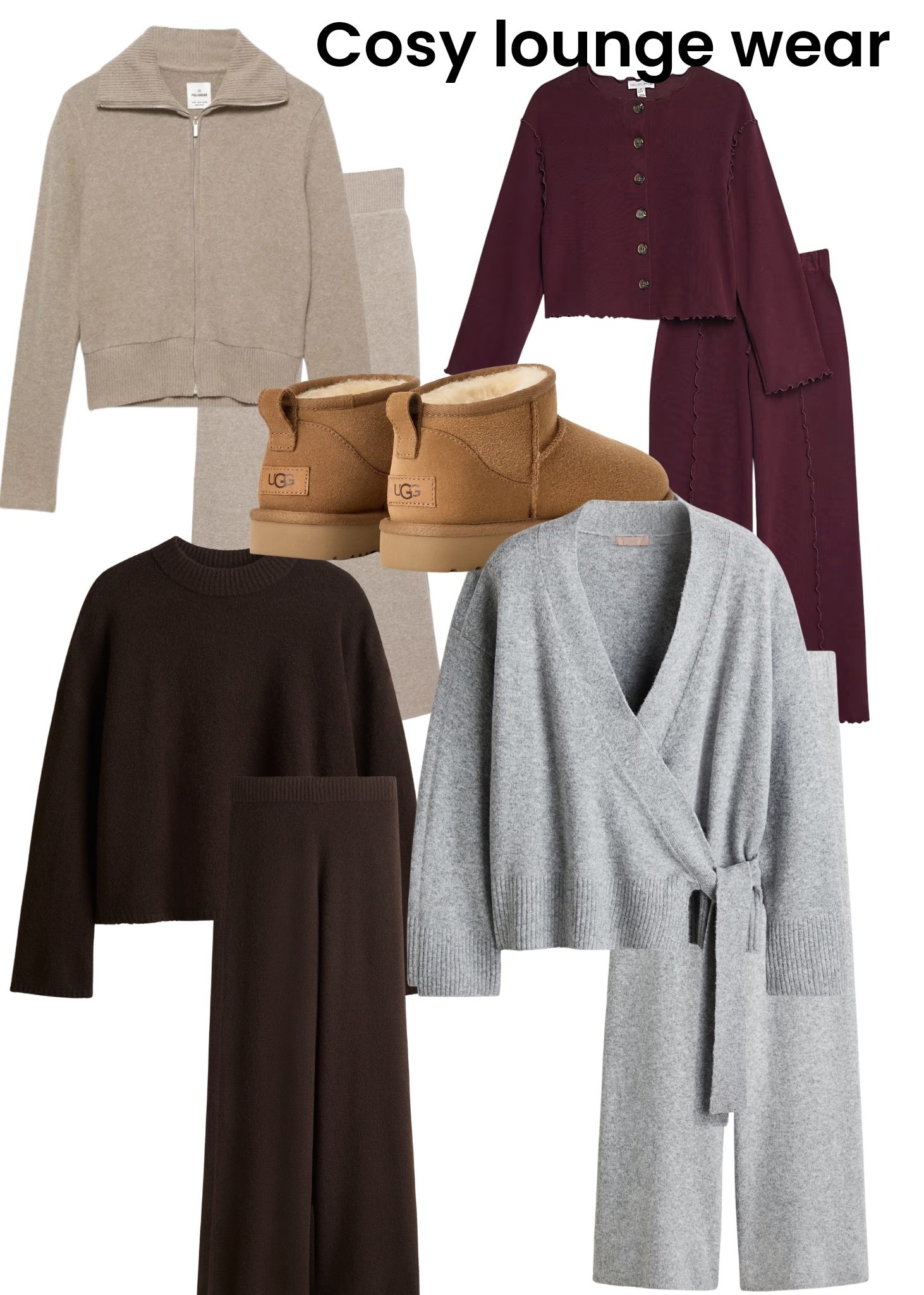 Soft cosy loungewear, easy casual outfits, perfect with mini Ugg’s or trainers

#LTKuk #LTKstyletip #LTKautumn