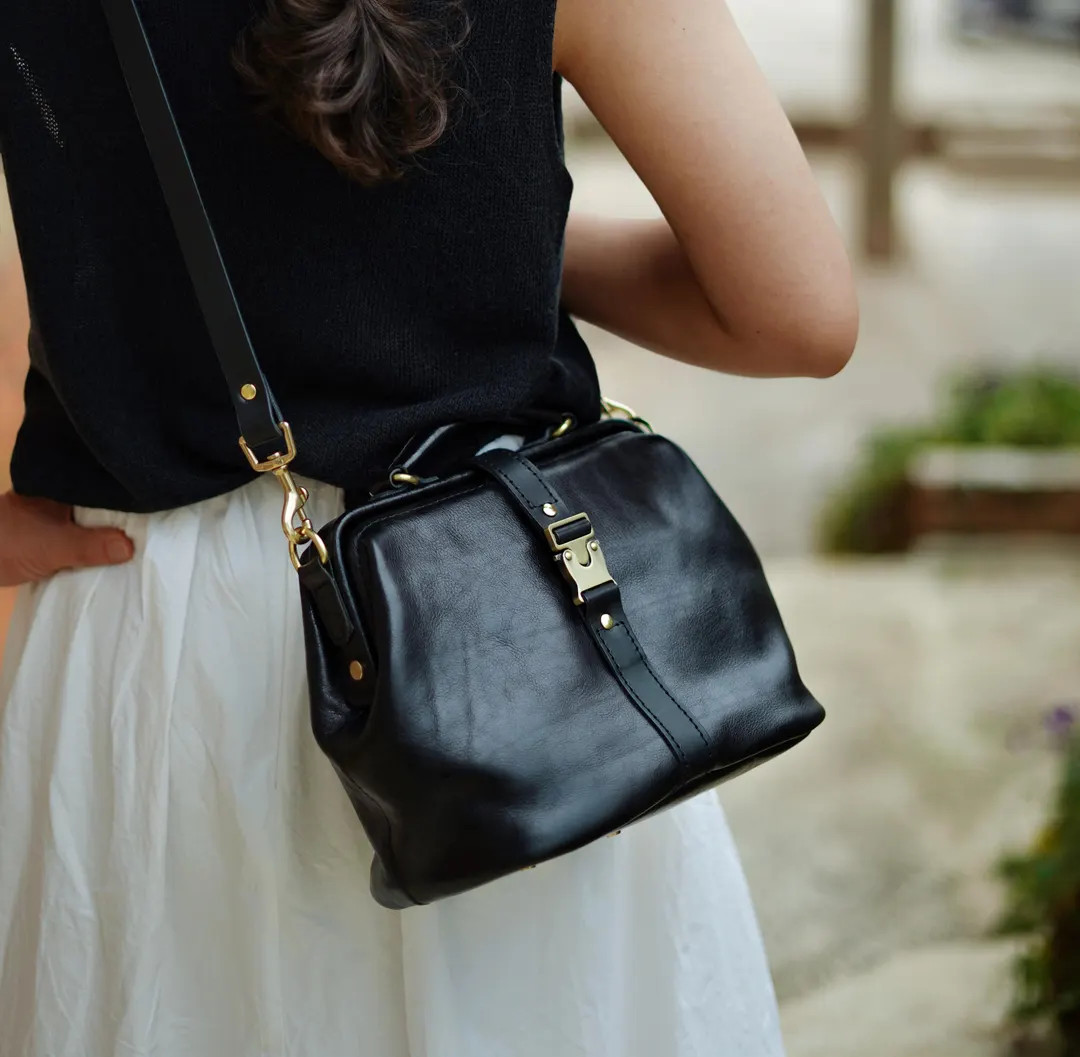 Full Grain Leather Doctor Bag: Handmade Everyday Carry Purse - Etsy | Etsy (US)