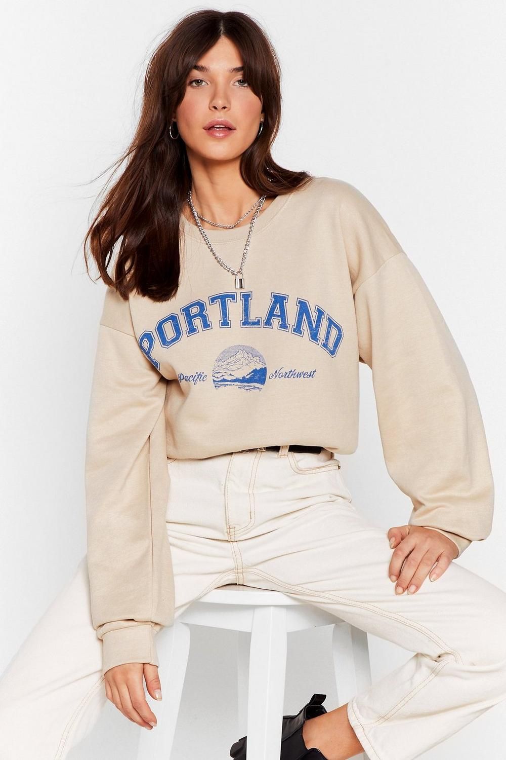 There's a Party in Portland Graphic Sweatshirt | NastyGal (US & CA)