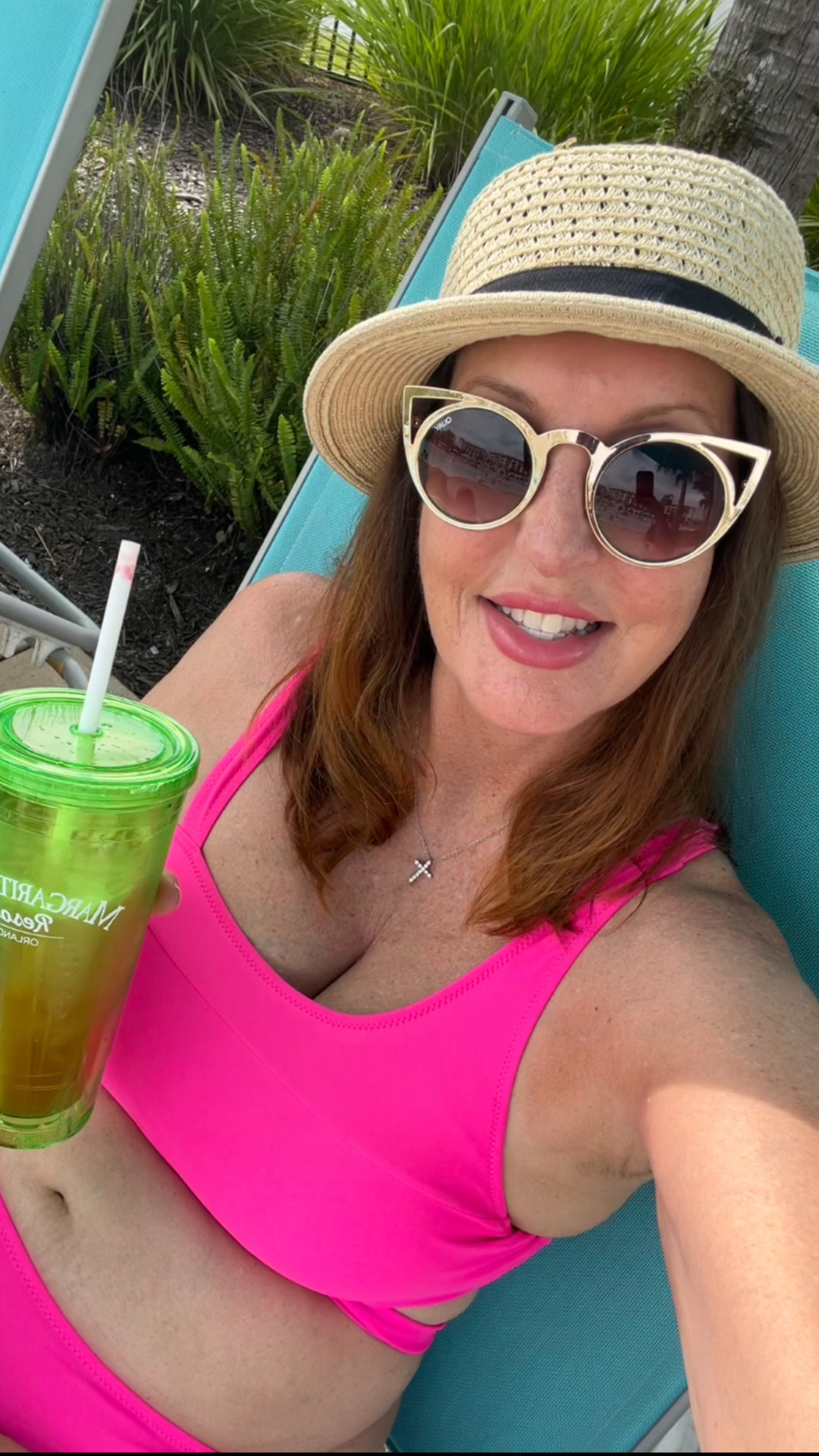 Getting the last squeeze of sunshine ☀️and summer sips 🍹in before pumpkin season arrives! 

#summer #vacation #margaritaville #swimwear 

#LTKTravel #LTKOver40 #LTKSwim