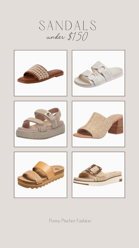 All well below $150! Affordable sandals

#LTKshoecrush