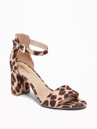 Faux-Suede Block-Heel Sandals for Women | Old Navy US