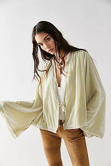 Velvet Bed Jacket | Free People (Global - UK&FR Excluded)