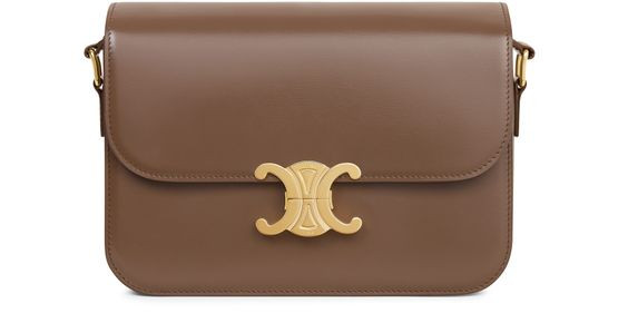 Medium Triomphe bag in shiny calfskin - CELINE | 24S (APAC/EU)