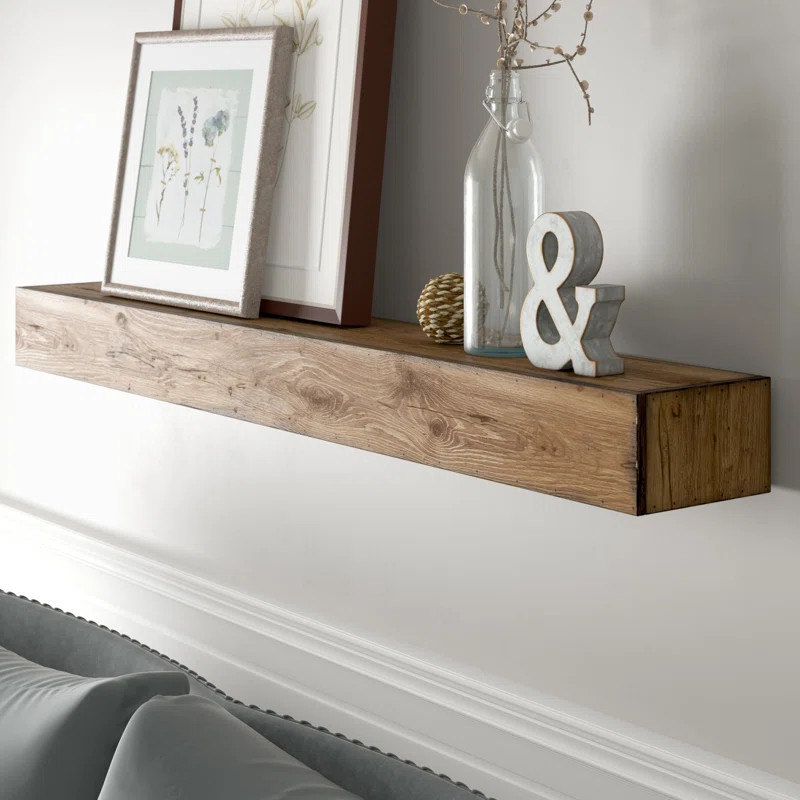 Poulan Wood Floating Shelf | Wayfair North America