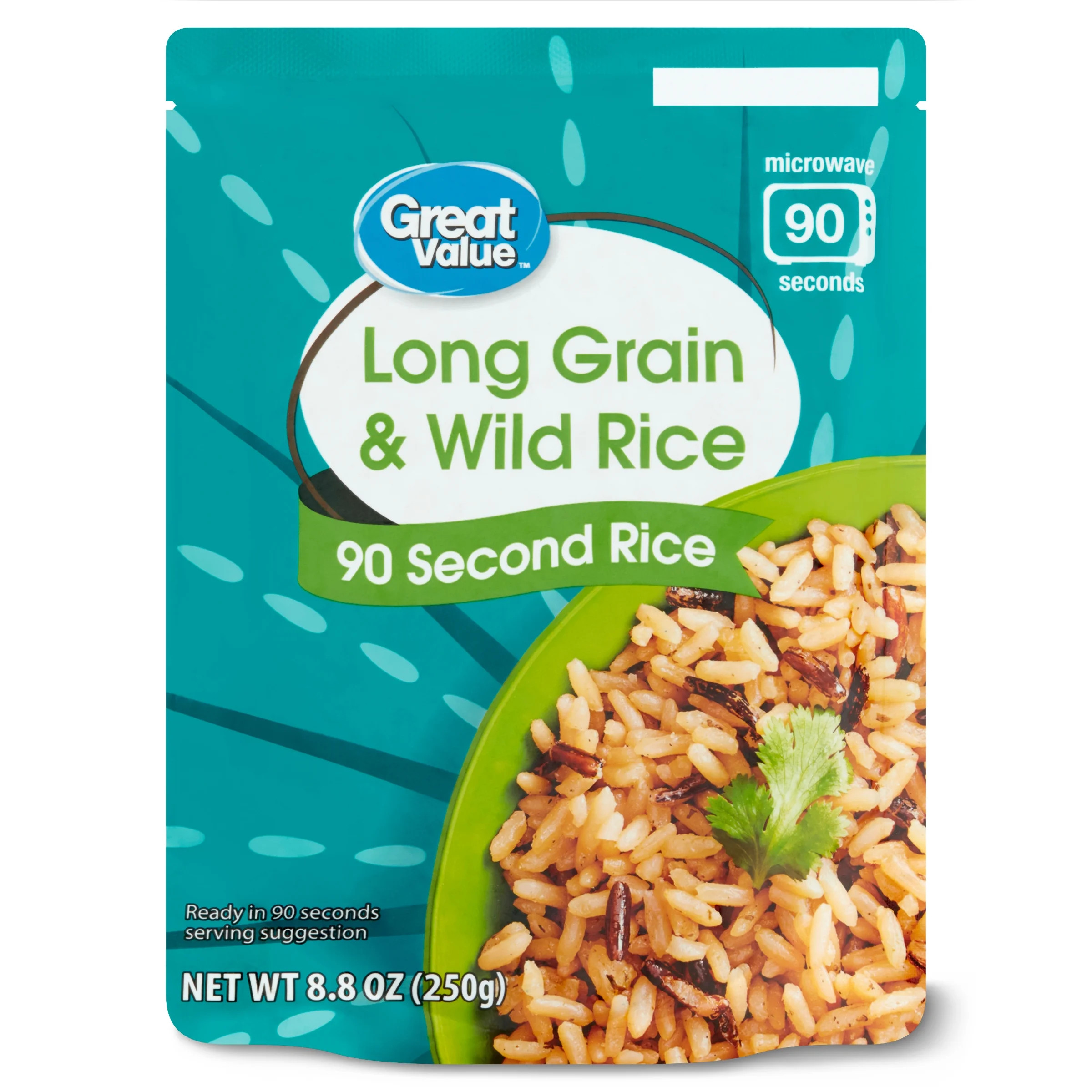 Great Value Long Grain & Wild Rice, 8.8 oz | Walmart (US)