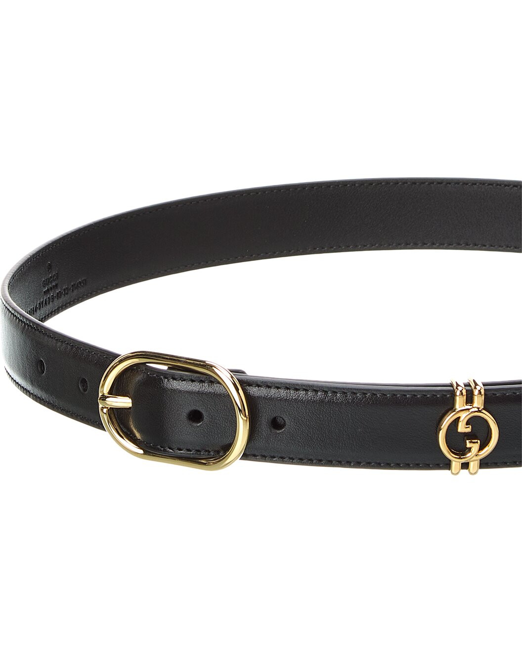 GG Imprime Leather Belt | Gilt & Gilt City