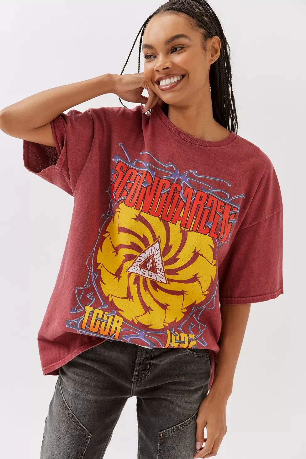 Soundgarden Tour Oversized Tee | Urban Outfitters (US and RoW)
