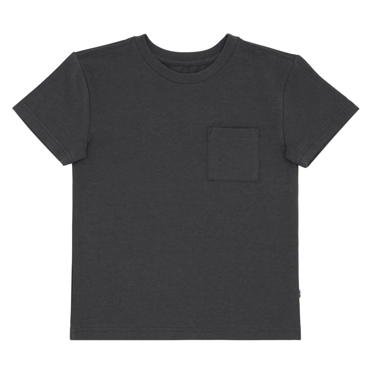 Washed Black Relaxed Pocket Tee | Little Sleepies