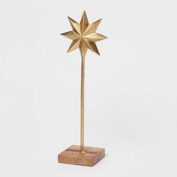 18" x 6" Gold Star Decorative Figurine - Threshold™ | Target